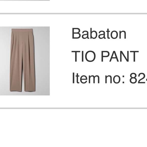 Aritzia Babaton Tio Pant - Picture 6 of 6